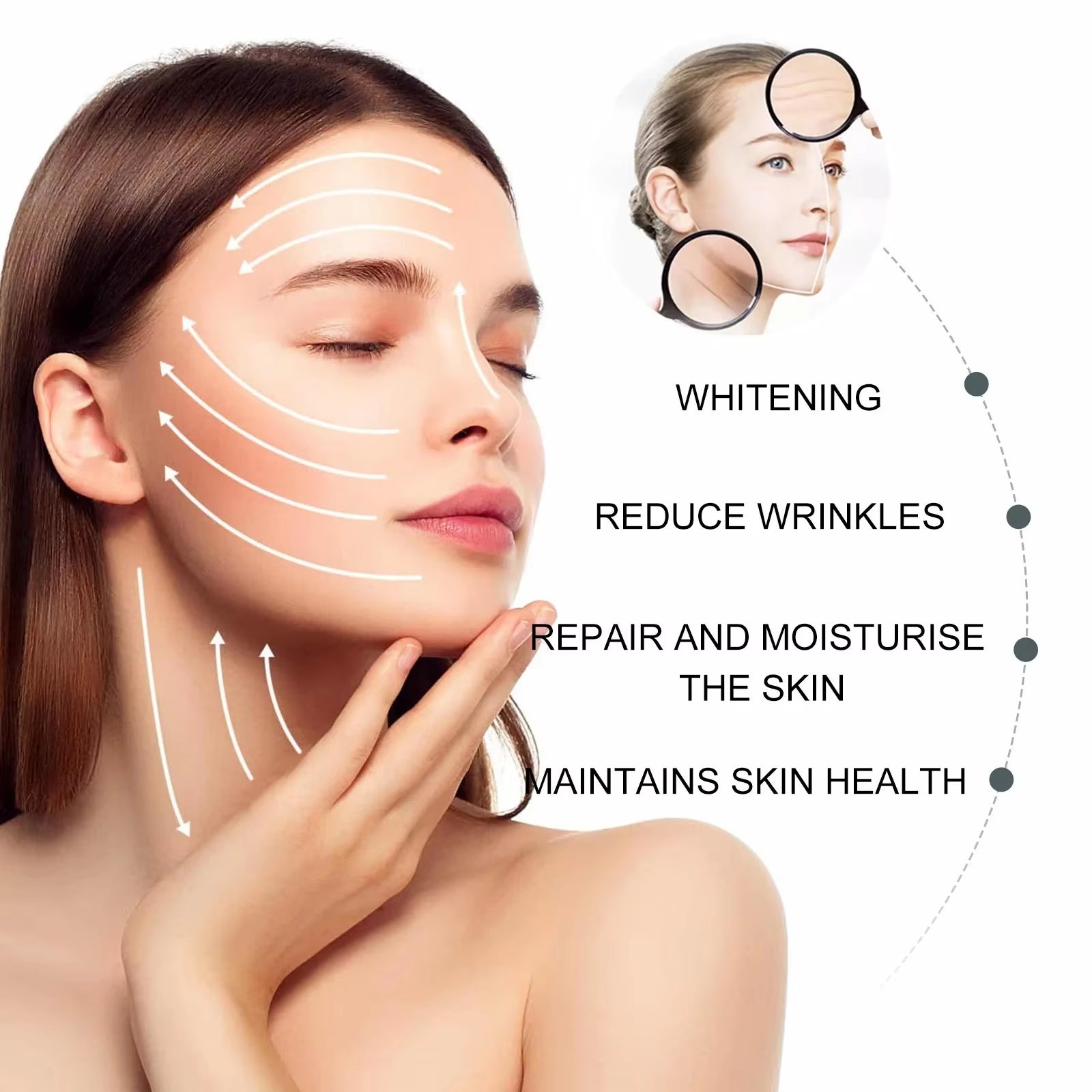 Remove W-Rinkles Essence anti A-Ging Fade Fine Line Lifting Firming Repair Smooth Moisturizing Nourish Tighten Retinol B3 Serum