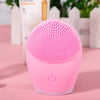 Electric Silicone Facial Cleanser Massager Skincare Massage Tool Beauty Machine Vibration Cleaning of Pores Self Provided Batter